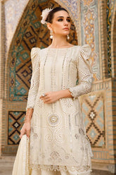 Maria B BA5065 – Luxury 3PC Banadora Embroidered Lawn Suit with Bamber Dupatta